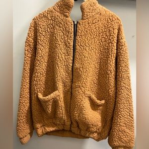 Sheep skin Zip up
